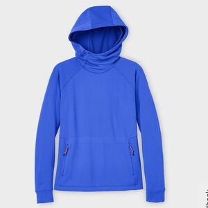 Duluth Women's AKHG Crosslayer Fleece Hoodie Marble Blue size Medium.
